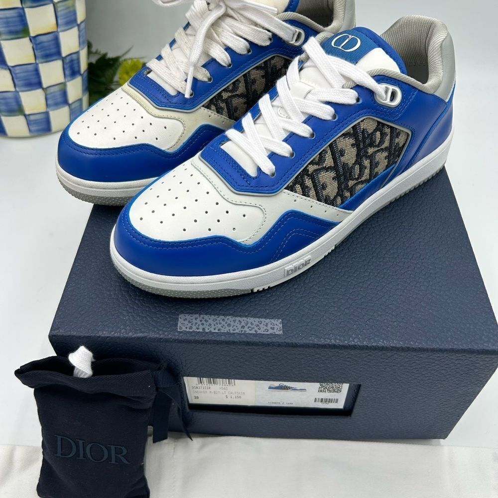 Women’s Dior B 27 low top leather sneakers size 39 made in Italy - Picture 11 of 12